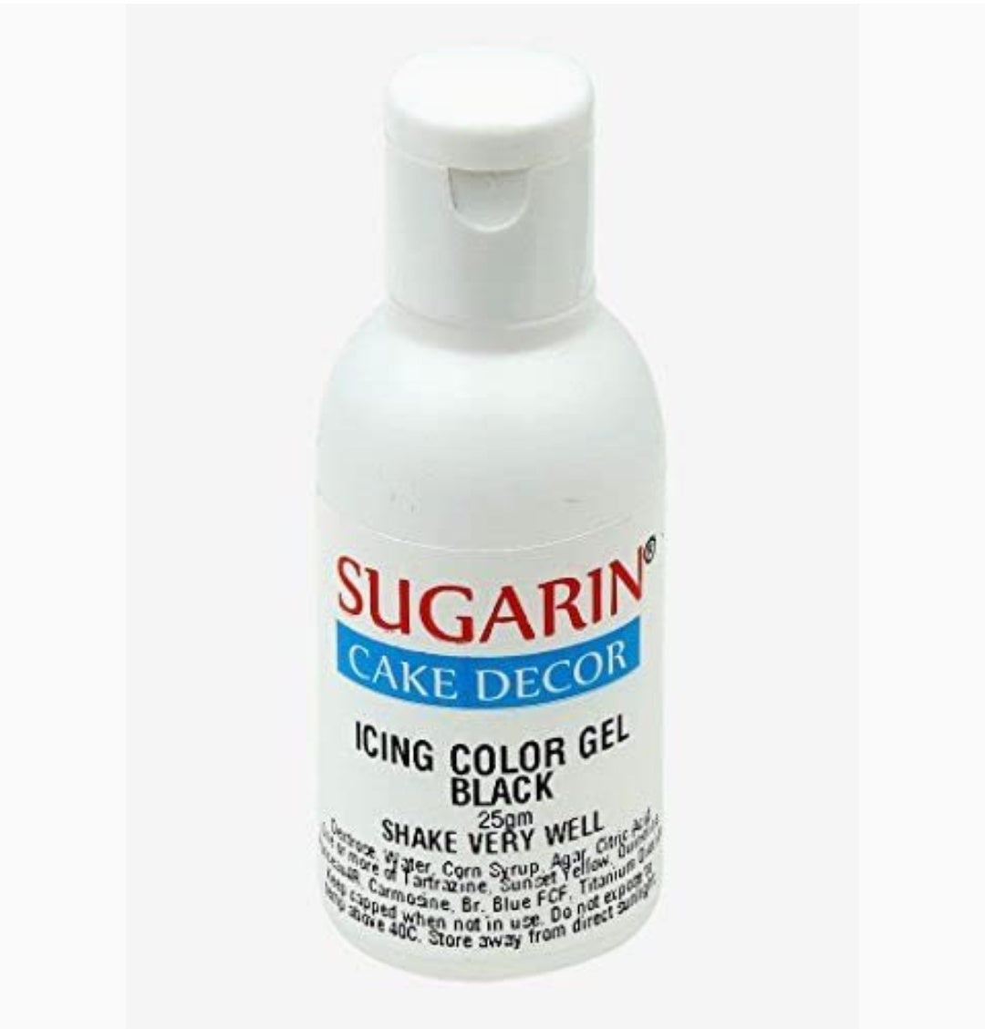 Sugarin black icing gel colour