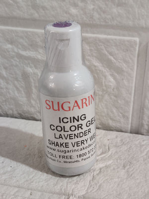Sugarin lavender icing gel colour