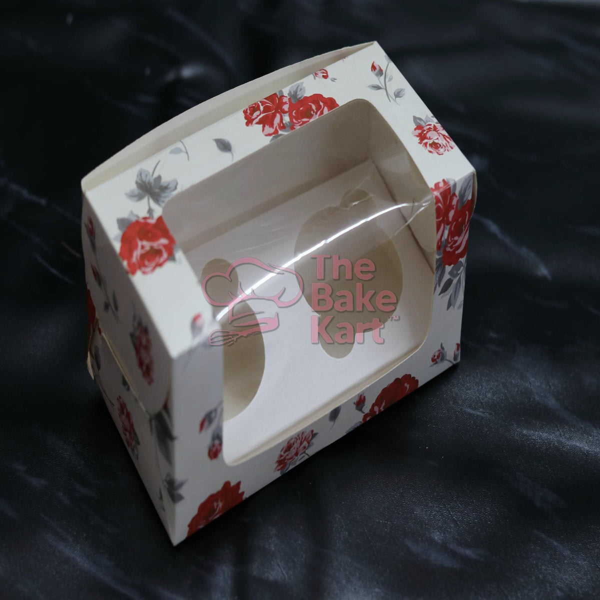 2 Piece Cupcake Window Box with Liner