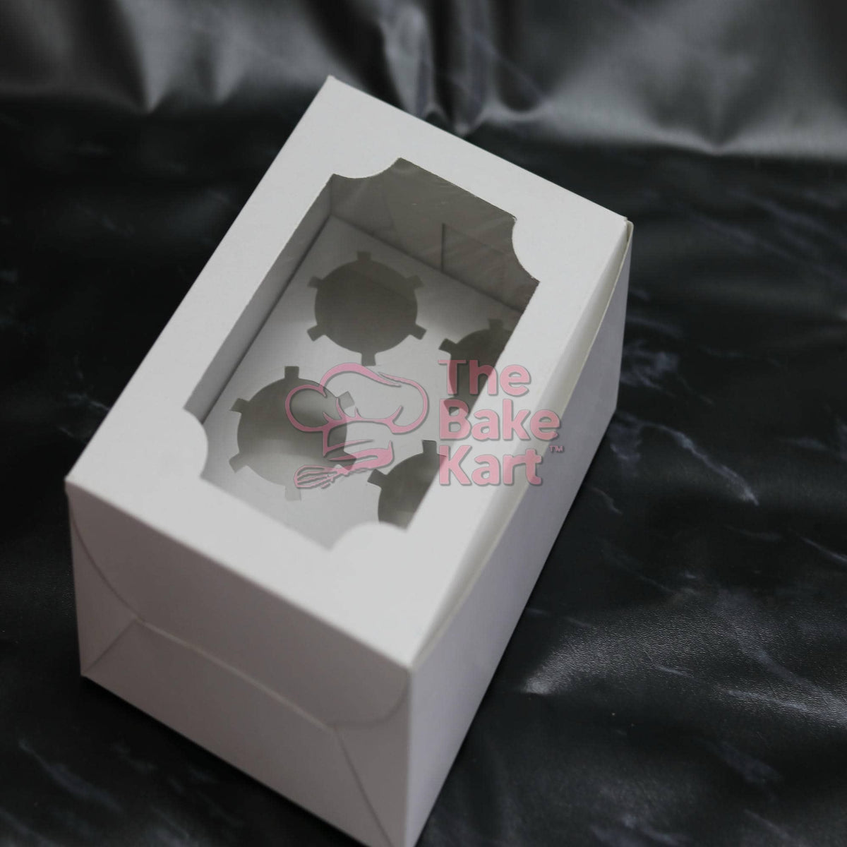 6 Piece Cupcake Window Box with Liner