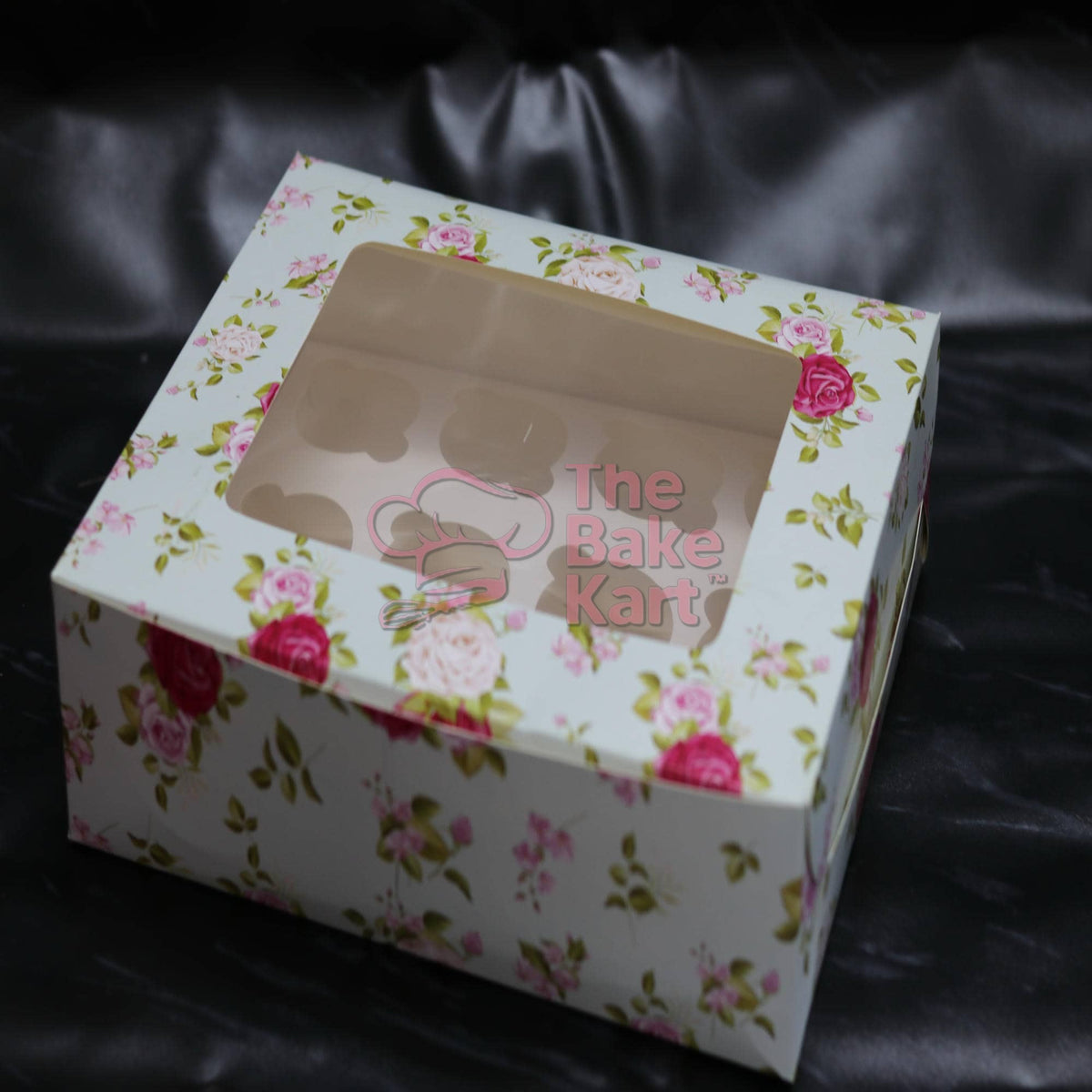 12 Piece Cupcake Window Box with Liner