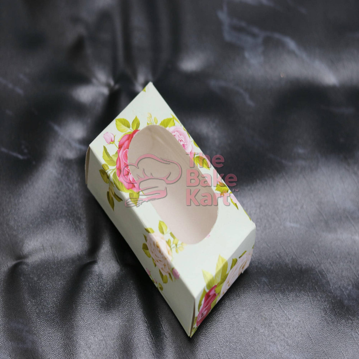 cake slice printed box with window