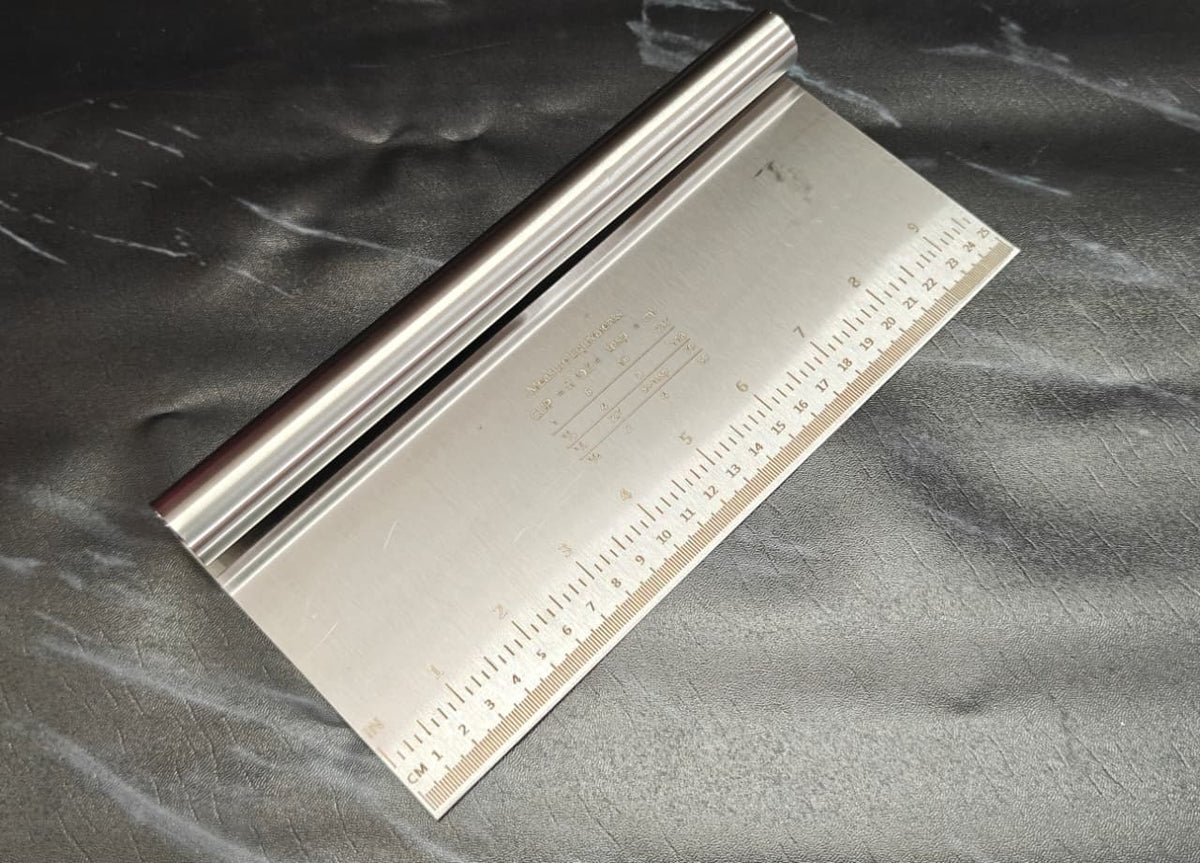Stainless Steel Big Dough Scrapper with Stainless Steel Handle - 25cm