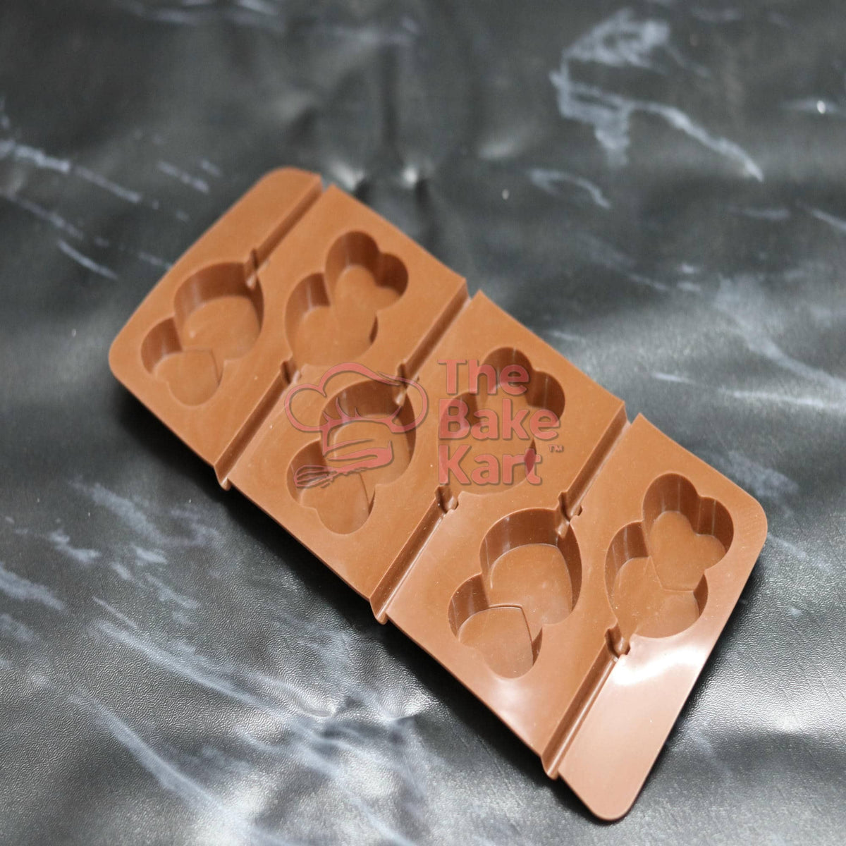 Silicone Heart Lollipop Chocolate Mould
