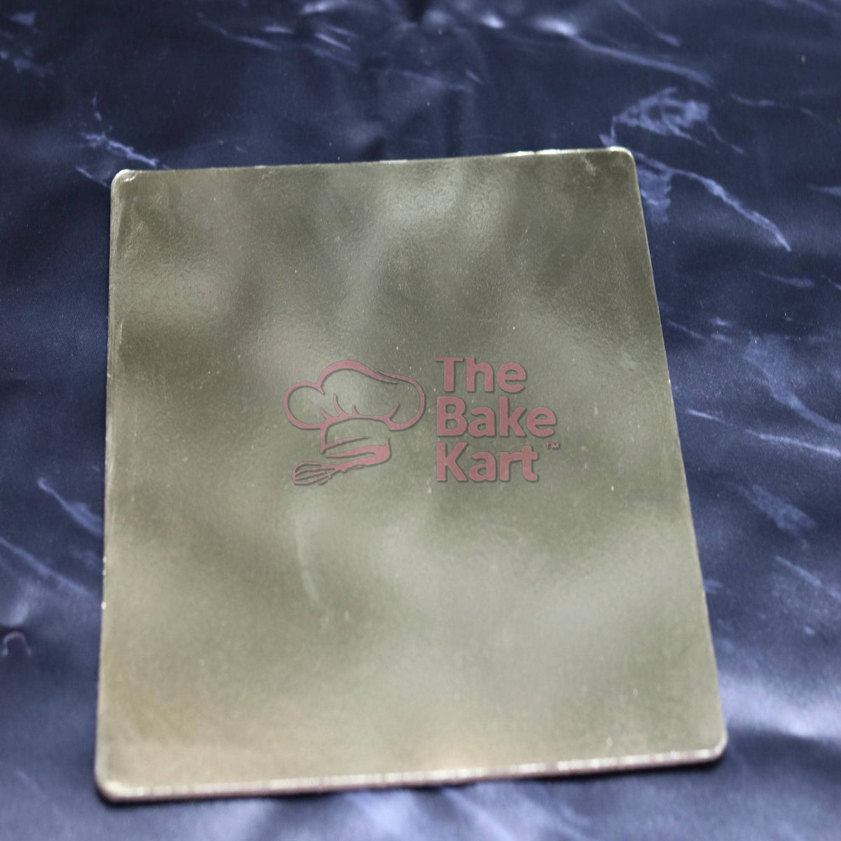 MDF Cake Base Gold Color 8 Inch Square