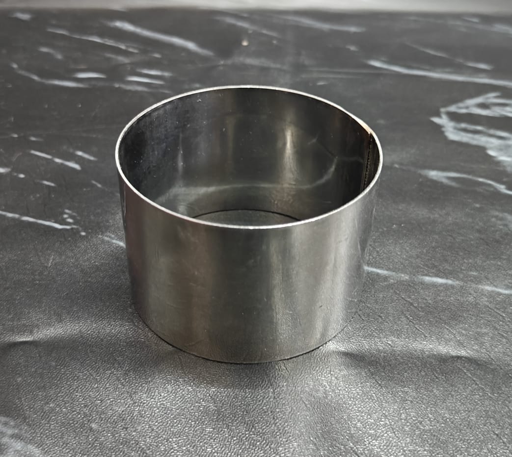 Round Cake & Burger Ring Stainless Steel (3 inch Diameter X 2 inch Height )