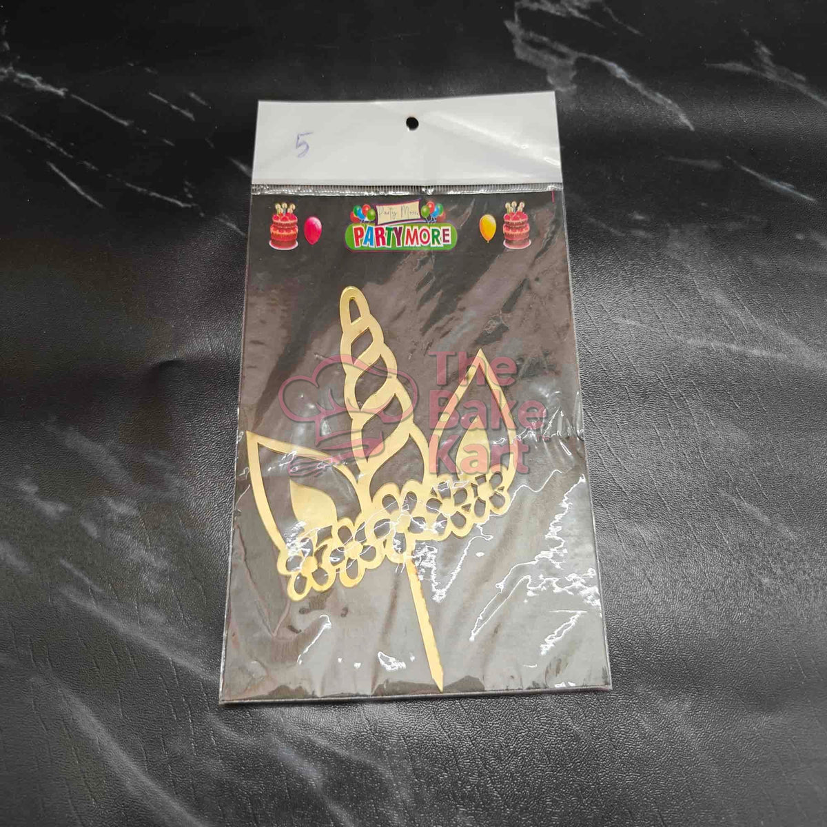 5 Inch Unicorn Horn Acrylic Cake Topper / Unicorn Cake Decoration
