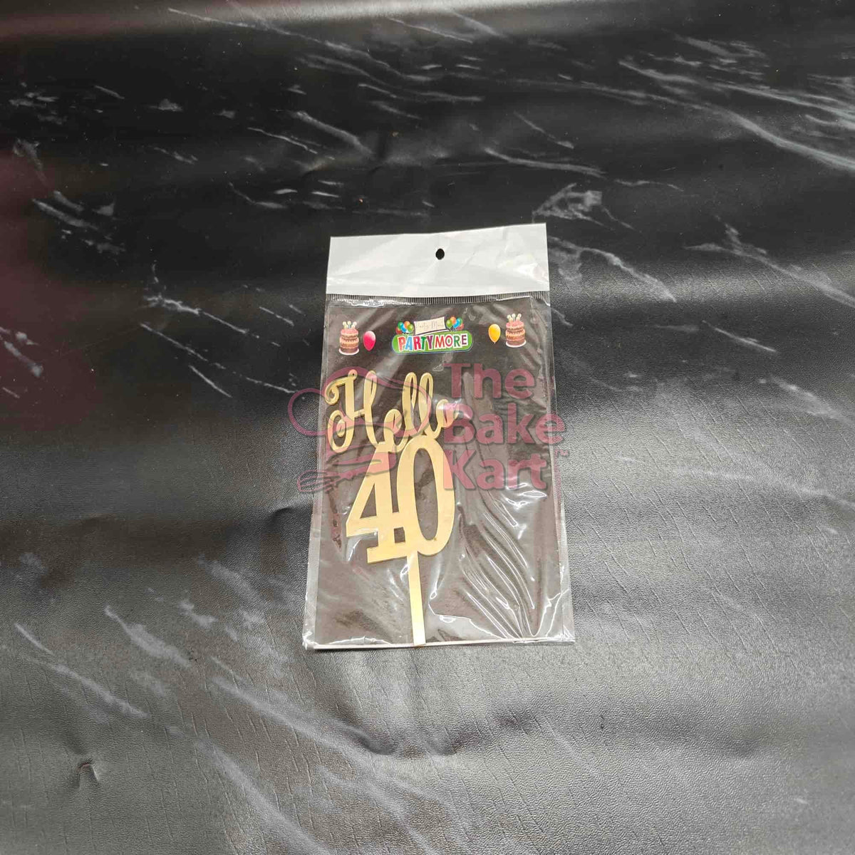 5 Inch Hello 50 Acrylic Cake Topper / 50th Birthday Cake Decoration