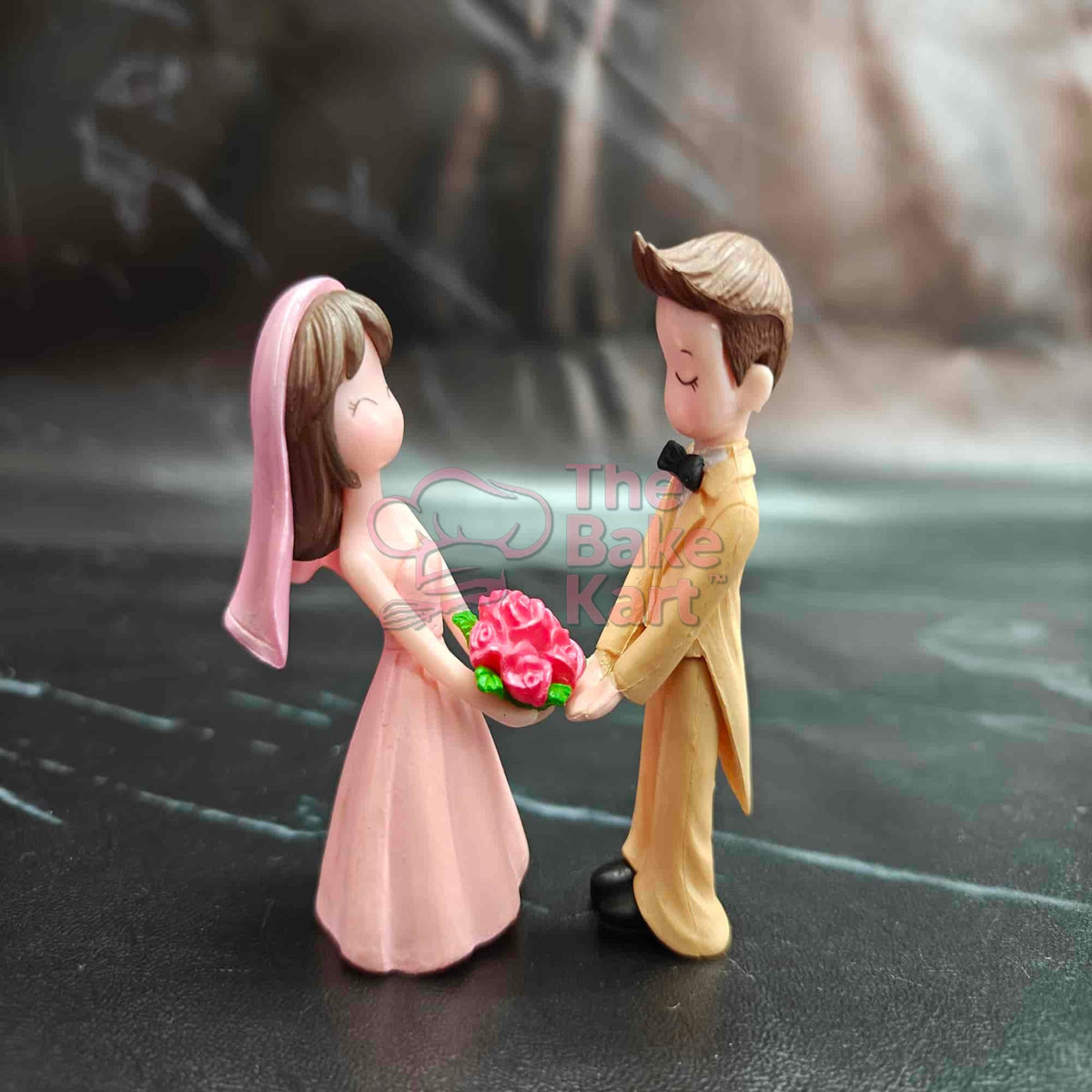 Miniature Christian Couple Cake Decoration Toy / Wedding Cake Topper