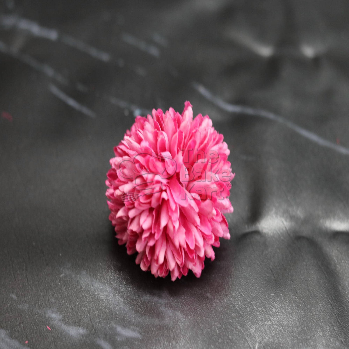 Baby Pink Ruffle Flower Cake Decoration