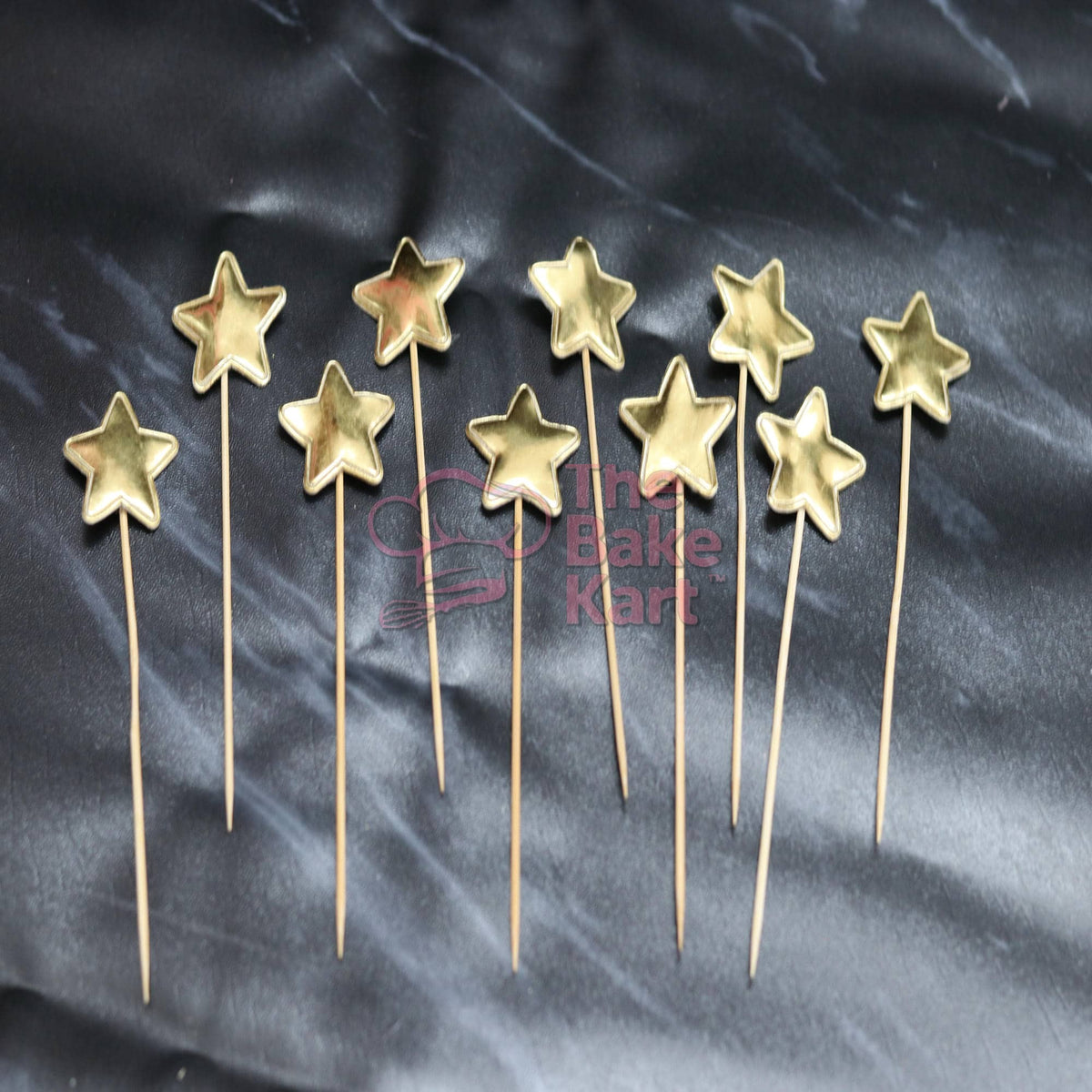Premium Bling Gold Star Cake Topper