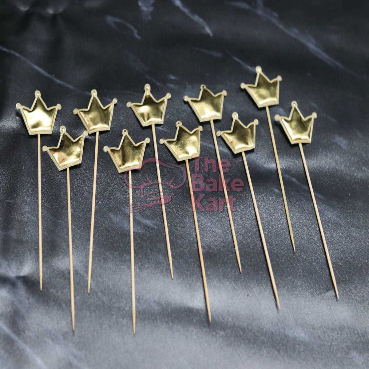 Premium Bling Gold Crown Cake Topper
