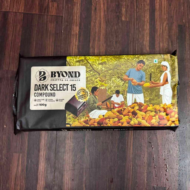 Byond Dark Compound Chocolate 500g for Baking