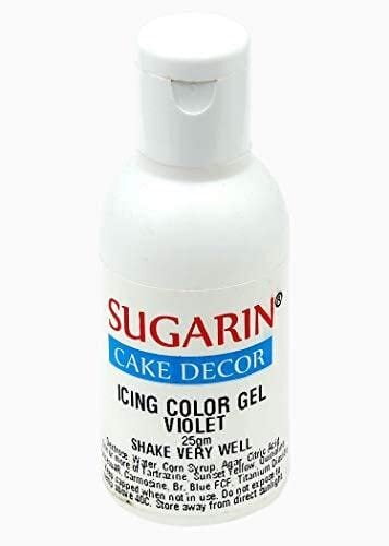 Sugarin violet icing gel colour
