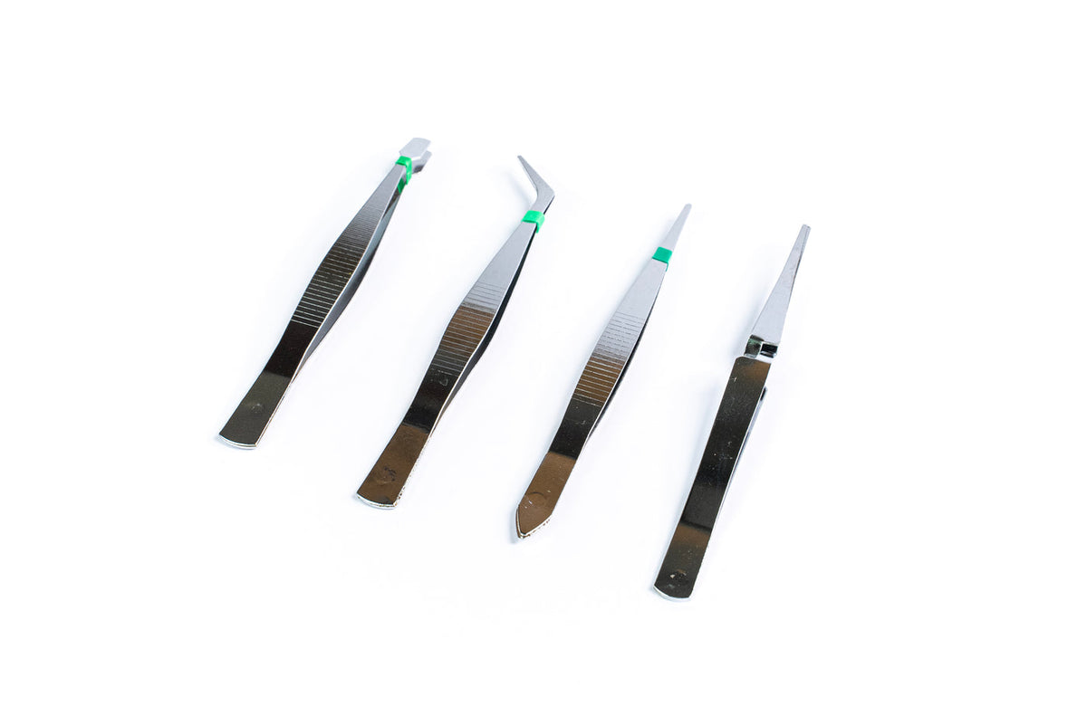 4 Piece Stainless Steel Tweezers Set Baking Tool And Accessories