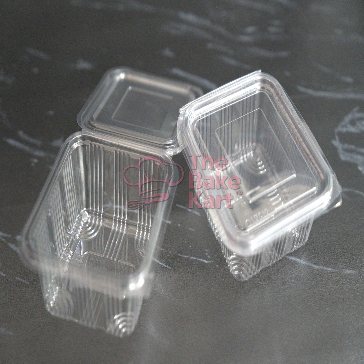 PVC rectangle container 500ml with lid