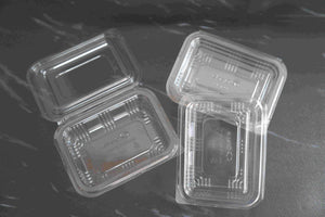 PVC rectangle brownie box 1 piece detail