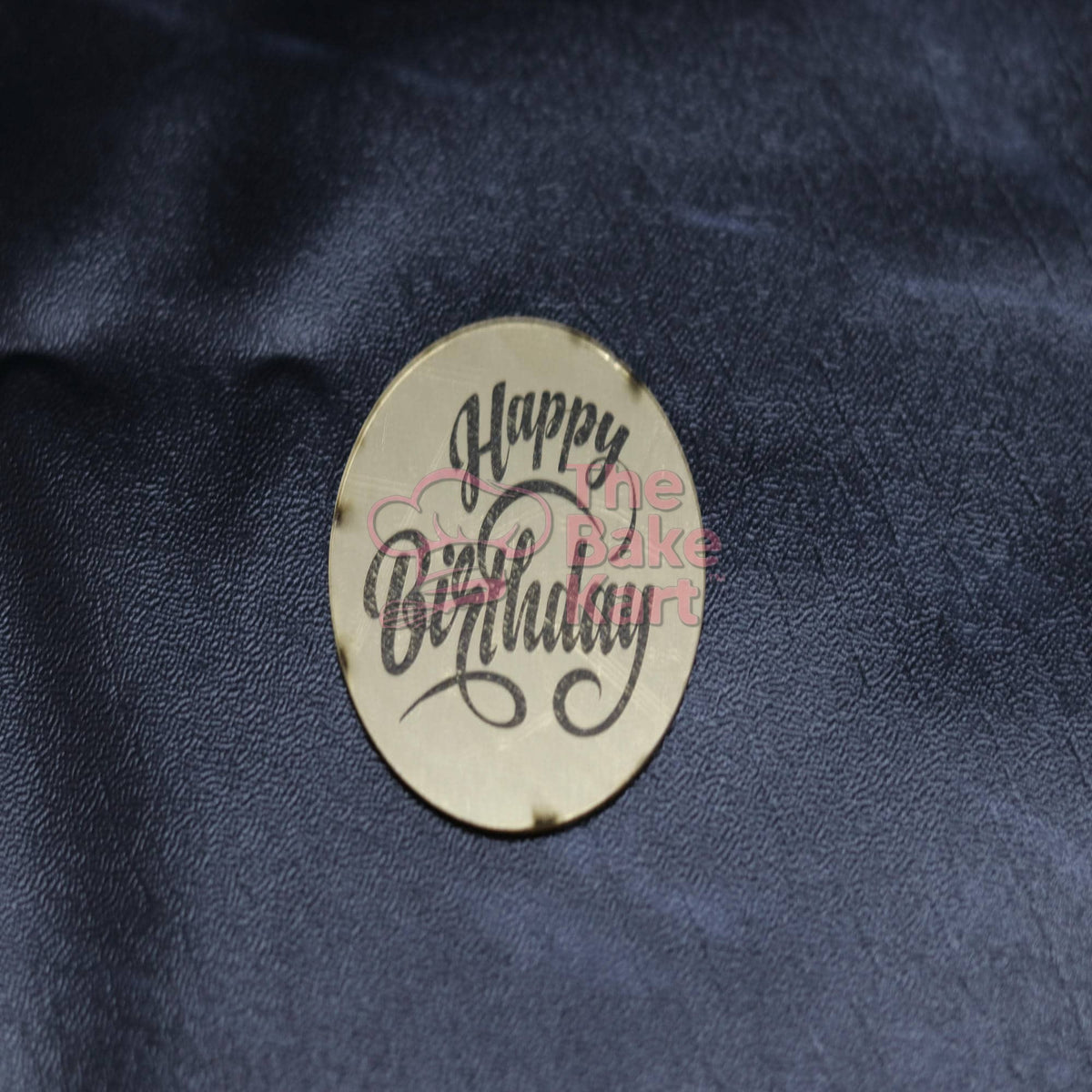 Acrylic Happy Birthday cake topper design