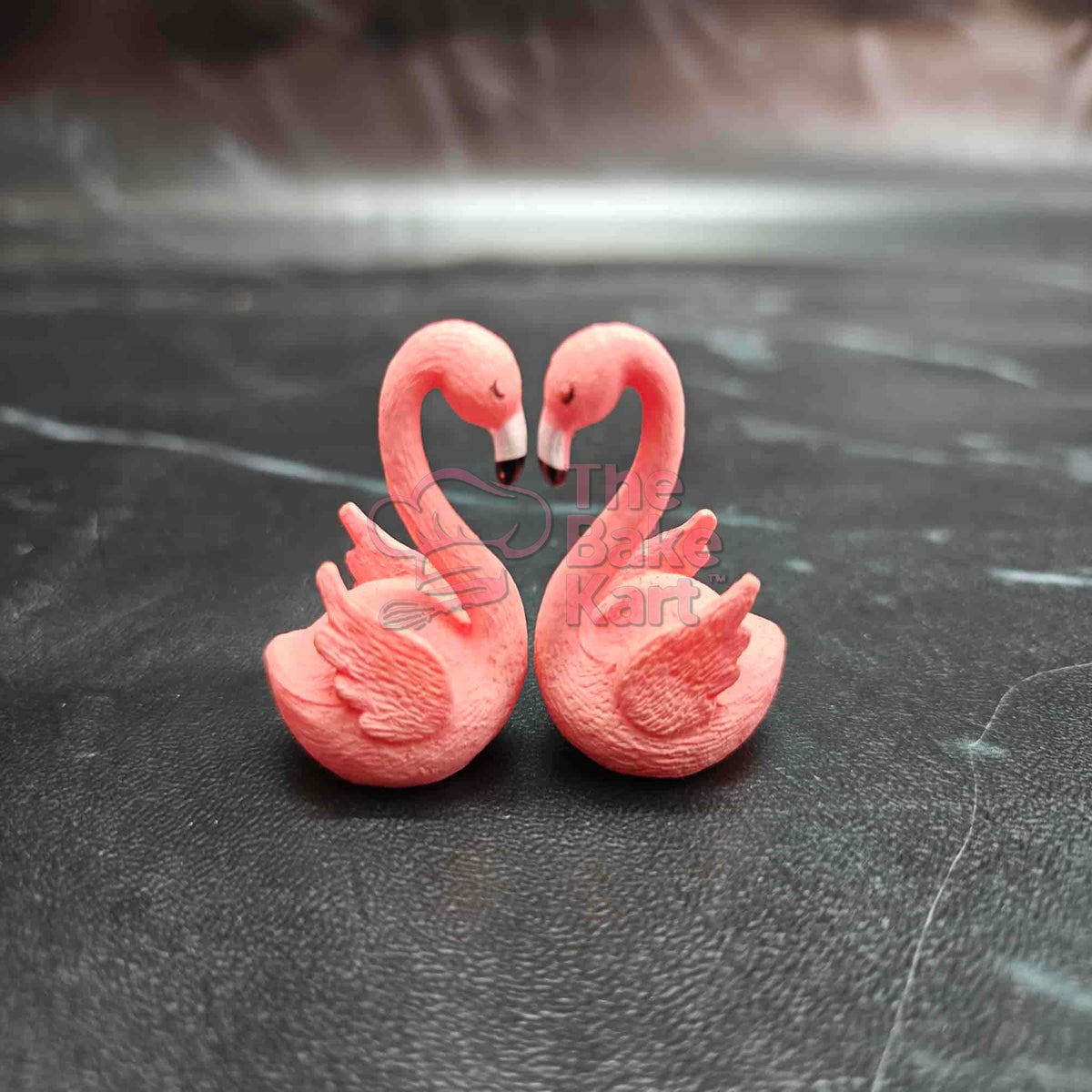 Miniature Swan Cake Decoration Set (Pack of 2)